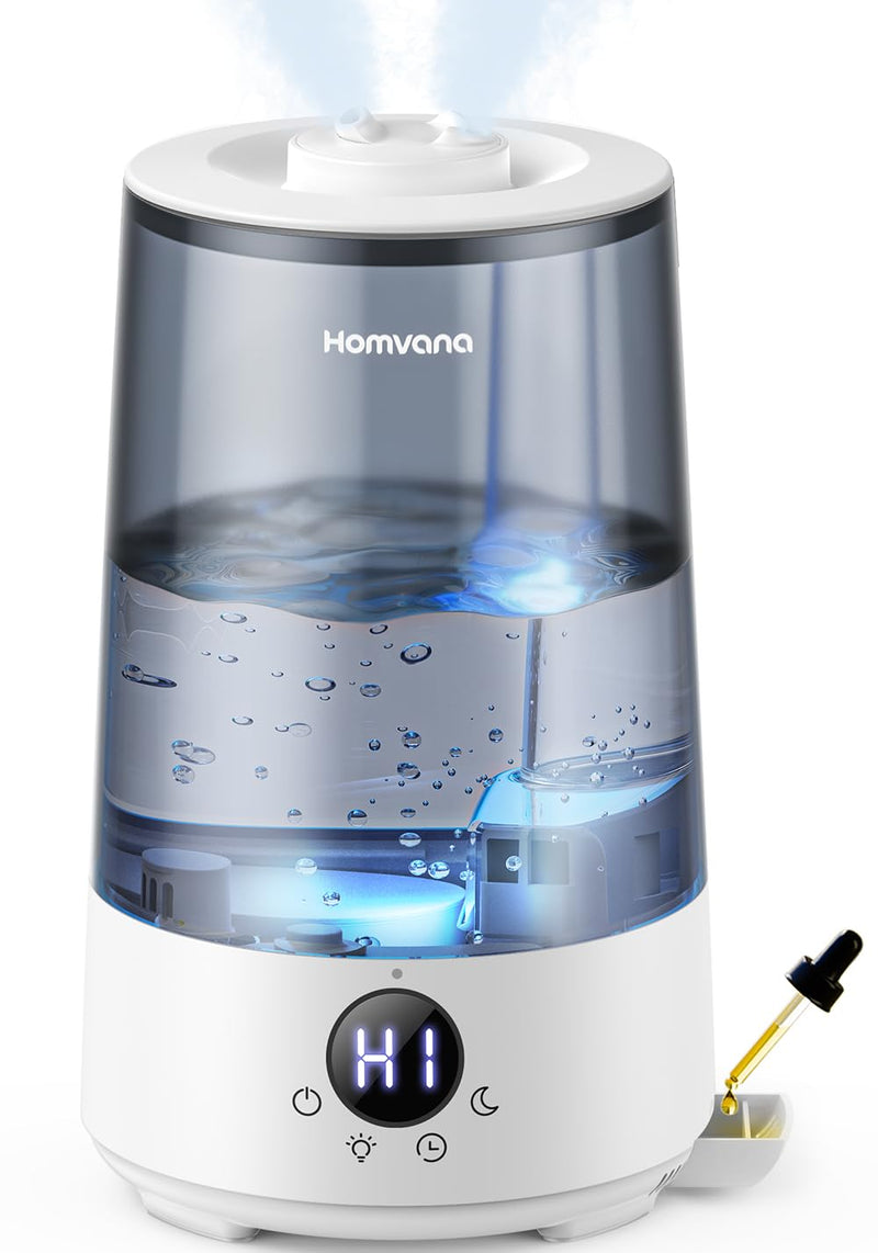 Homvana H101 顶加水静音加湿器精油扩散器