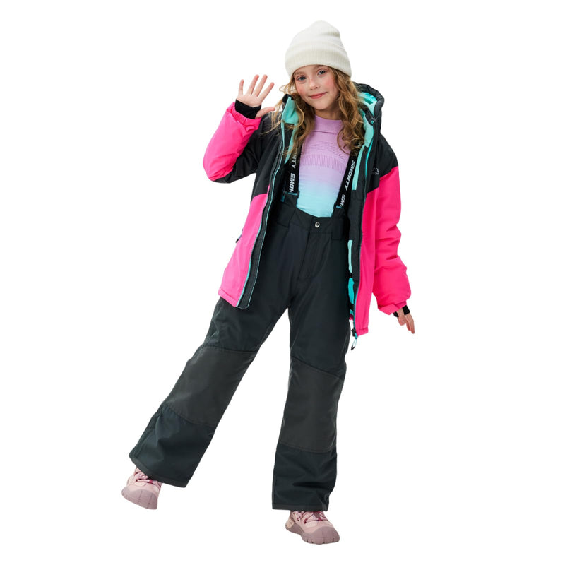 SMONTY JZS20219-20220-20221-20222 女童冬季滑雪服套装