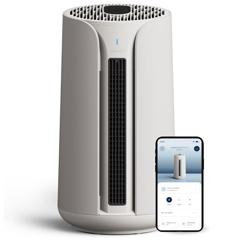 BLUEAIR ComfortPure 强力三合一空气净化器（冷暖风+净化/HEPASilent技术/支持App/覆盖840sqft）
