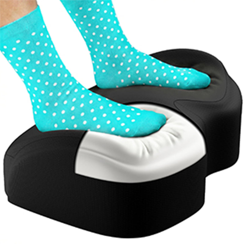 Everlasting Comfort Foot Rest Under Desk 人体工学记忆棉脚踏板