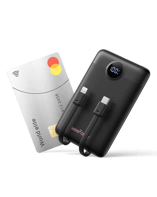 WeeFancy VT103C-black 迷你移动电源 10000mAh