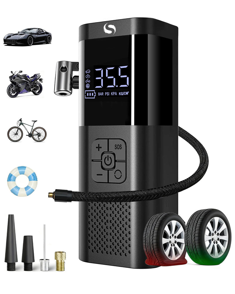 SERVOMASTER SM02E 便携式汽车轮胎充气泵