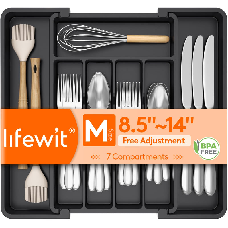 Lifewit 22063 拓展型餐具收纳盒抽屉整理器