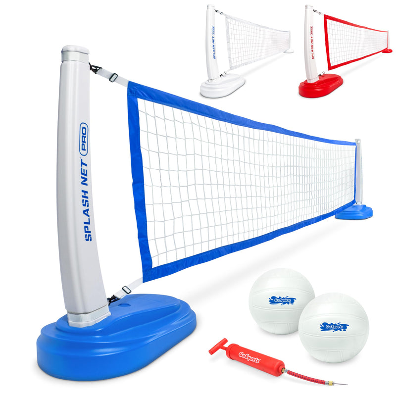 GoSports VB-SPLASHNET-PRO-BLUE 泳池排球网套装