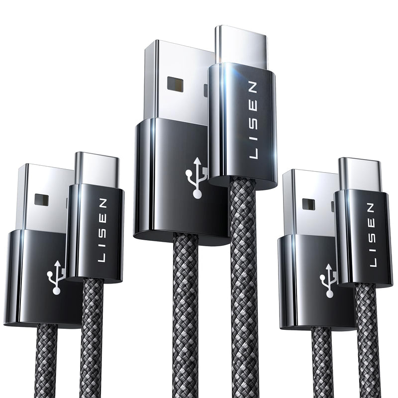 LISEN 2E336-2M-CA5 USB C快充数据线三条装