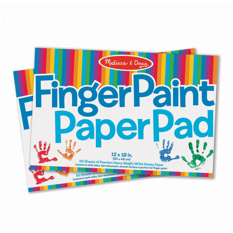 Melissa & Doug 93345 儿童手指画纸垫两件套