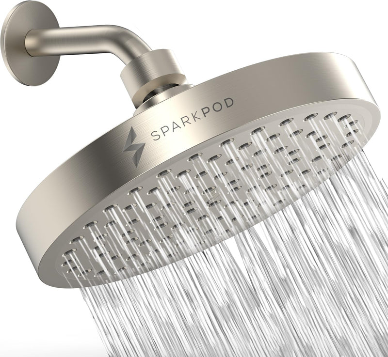 SparkPod X002J9SD2N 6英寸圆形高压雨淋花洒
