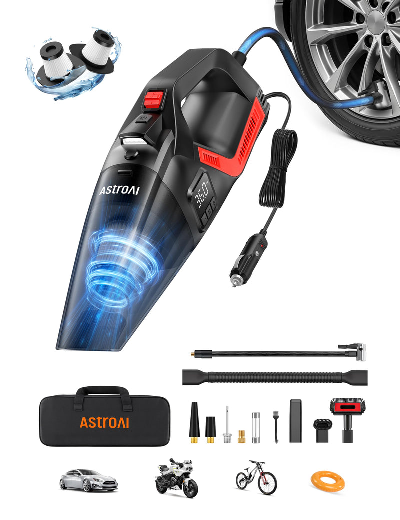 AstroAI AIRUN V3 4合1车载吸尘打气泵