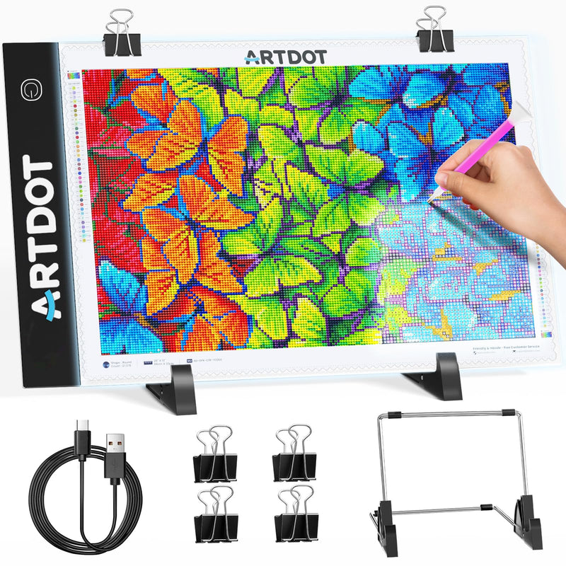 ARTDOT AD-LB-A4 A4钻石画LED描图灯板