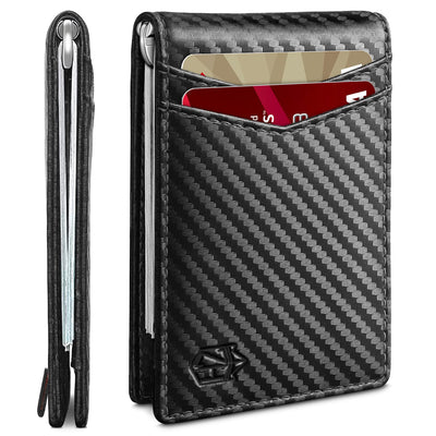 Zitahli CASB1-Carbon Fiber Texture Black 男士极简钱包
