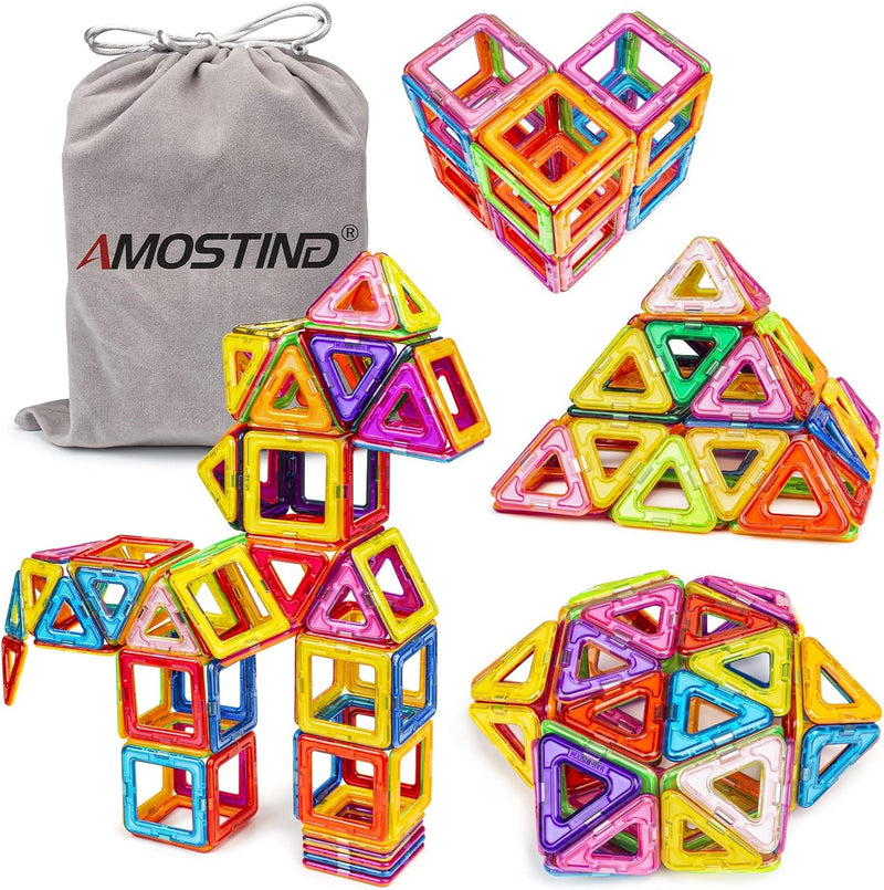 AMOSTING磁力片积木64片