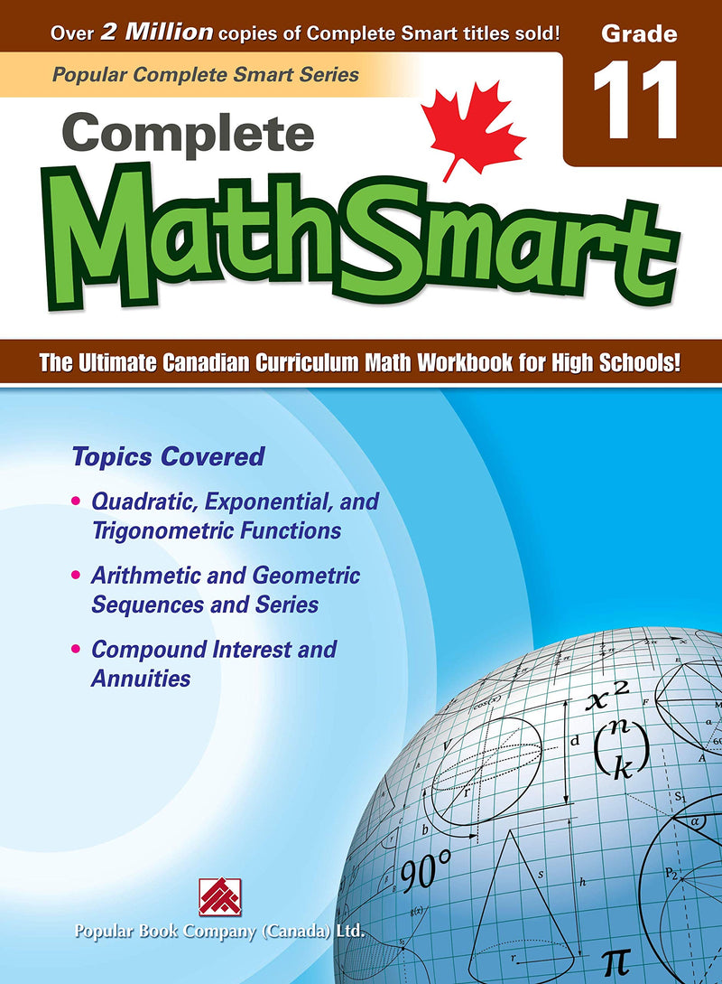 Generic Complete MathSmart 11 加拿大高中数学练习册
