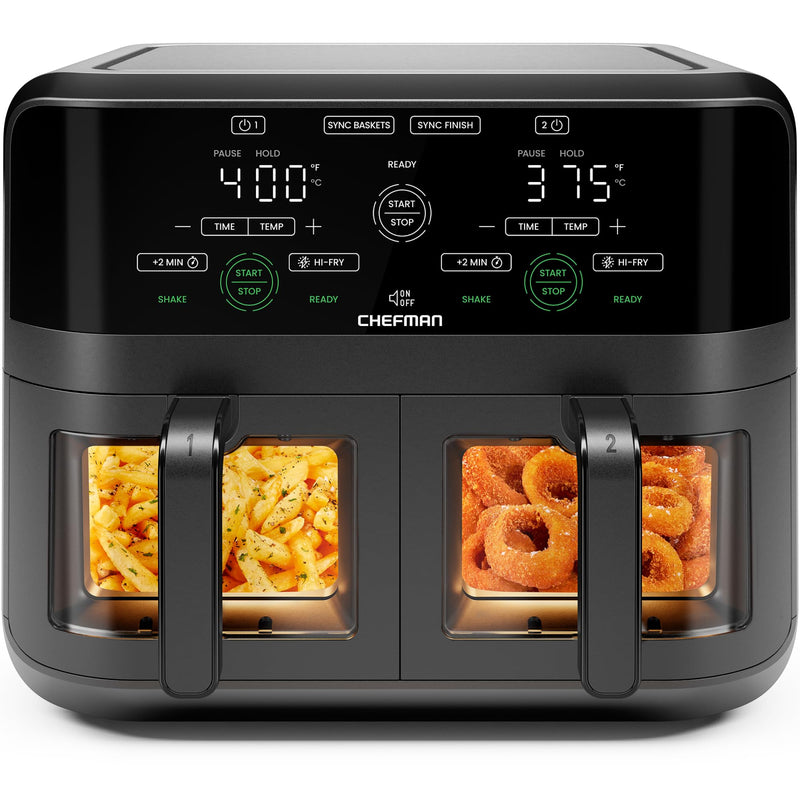 Chefman RJ38-SQPF-3TDB-2W 双篮可视空气炸锅烤箱