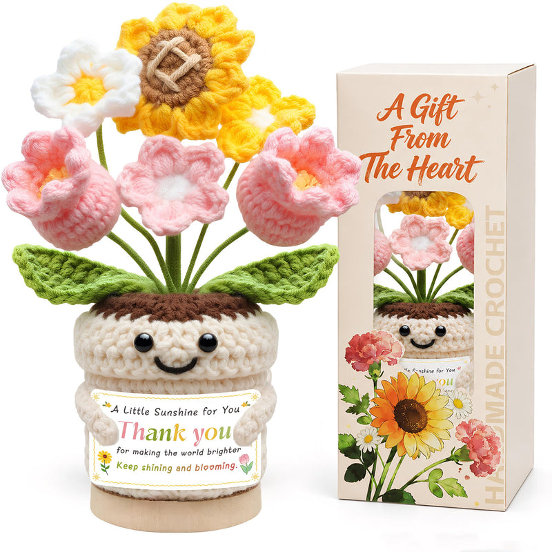 KIDHABE Flower Crochet-001 手工钩针治愈系花束