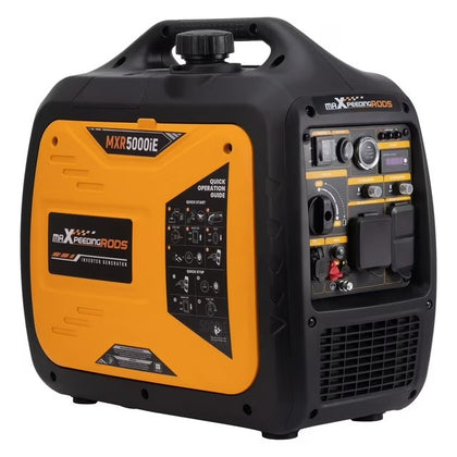 Maxpeedingrods 5000 Watt Inverter Generator E-Start Gas Powered for Party, Camping, RV, Home Backup