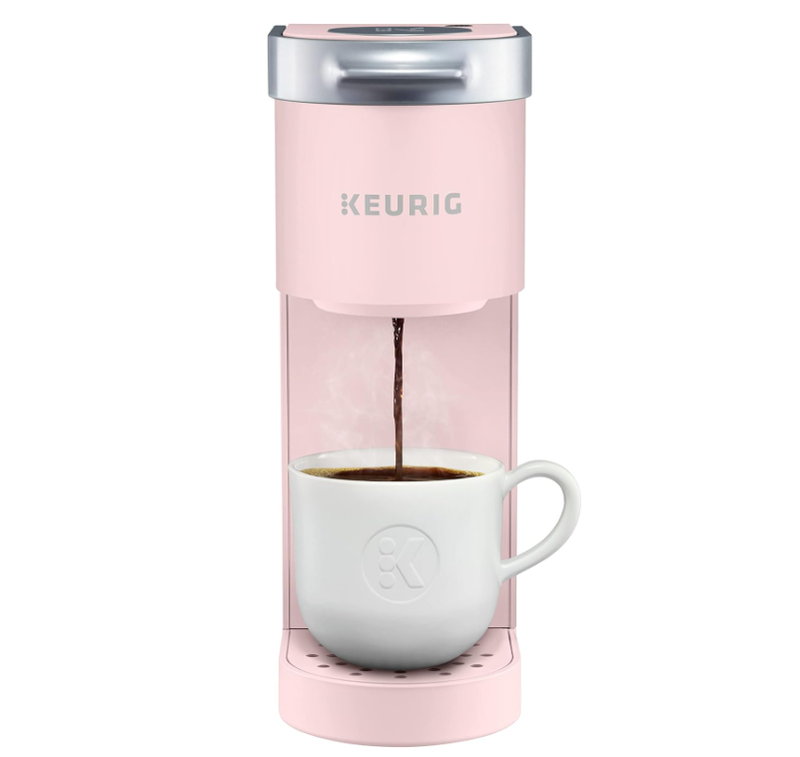 Keurig K-Mini 迷你胶囊咖啡机 (超薄机身/6-12oz杯量) 玫瑰粉